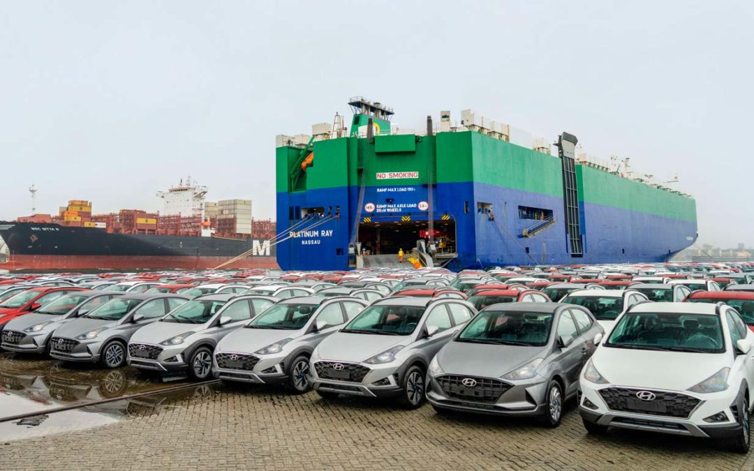 Hyundai começa a exportar linha HB20 para a Colômbia