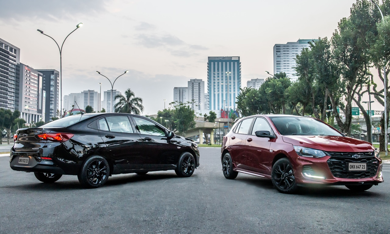 Chevrolet Onix RS e Onix Plus Midnight