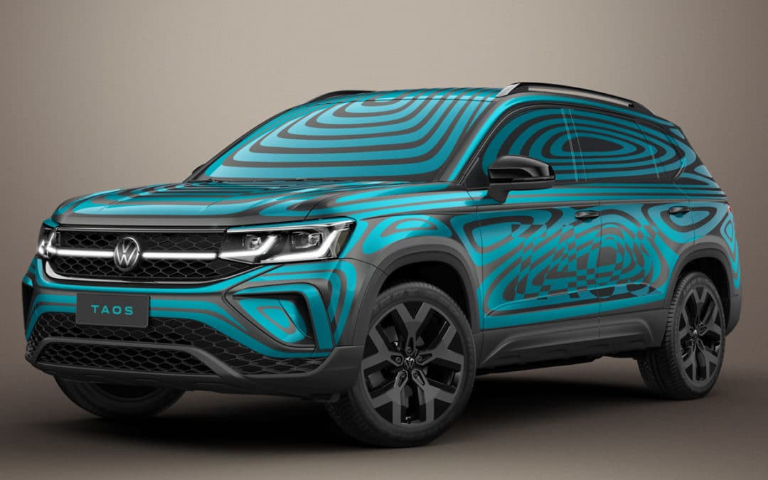 VW Taos camuflado aparece às vésperas da estreia