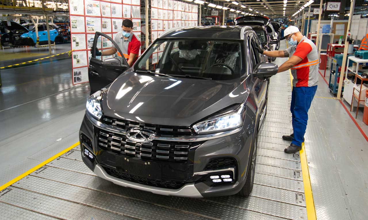 Produção Caoa Chery Tiggo 8