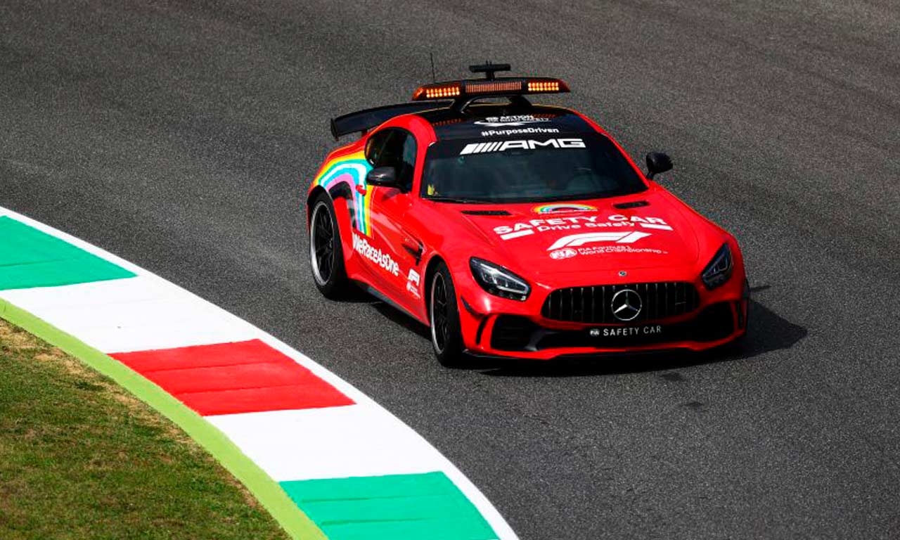 Mercedes-AMG GT R Pro Safety Car Fórmula 1 Vermelho