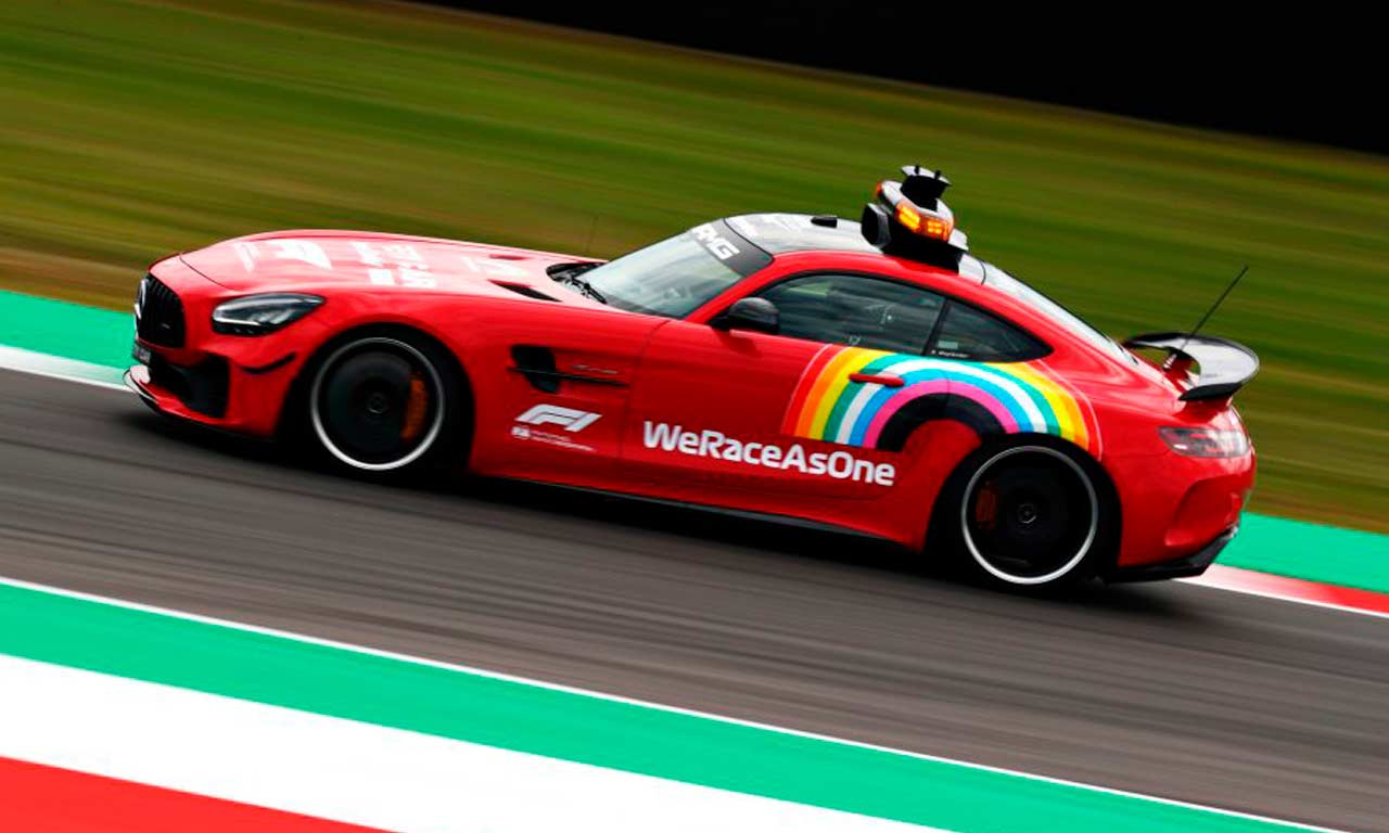 Mercedes-AMG GT R Pro Safety Car Fórmula 1 Vermelho