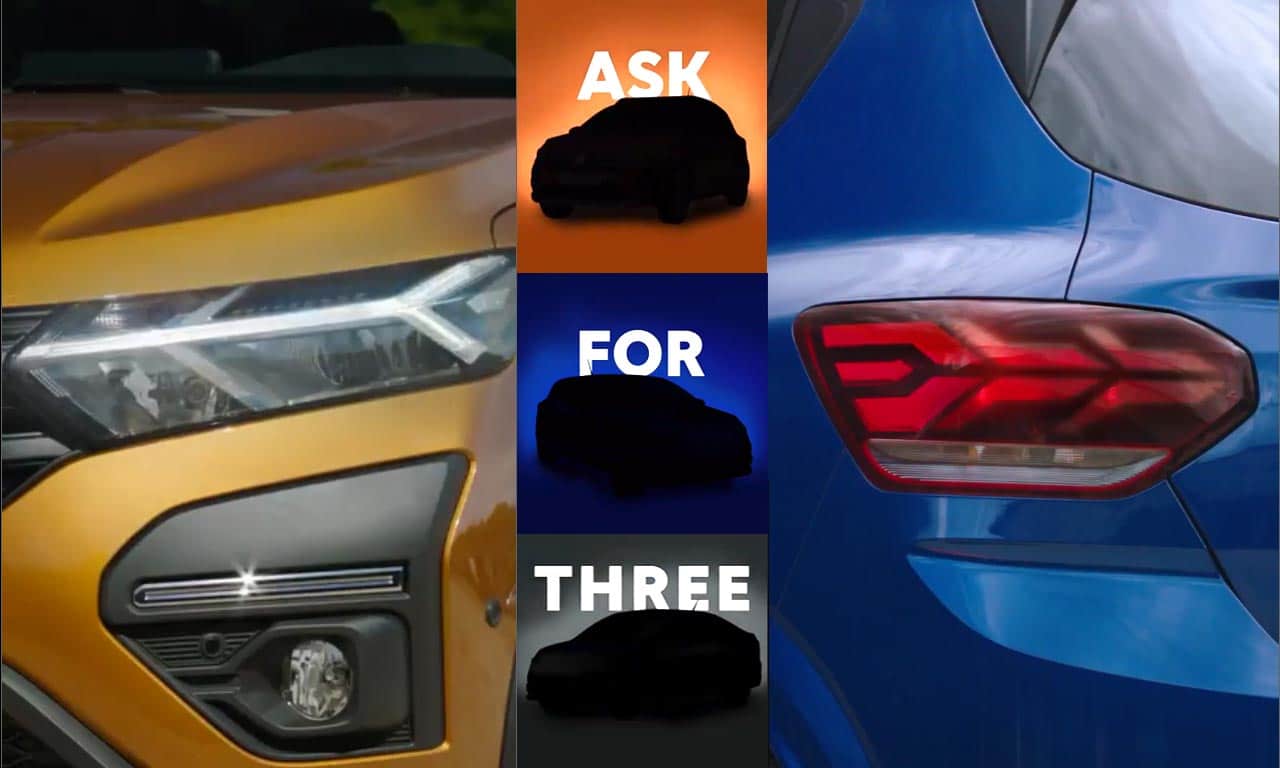 Teaser novos Dacia Logan, Sandero e Stepway 2022