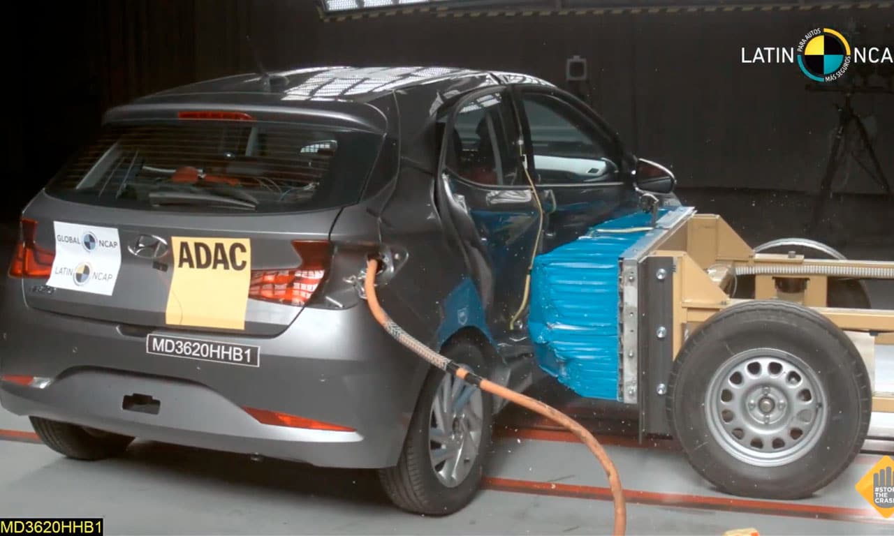 Hyundai HB20 teste Latin NCAP auditoria