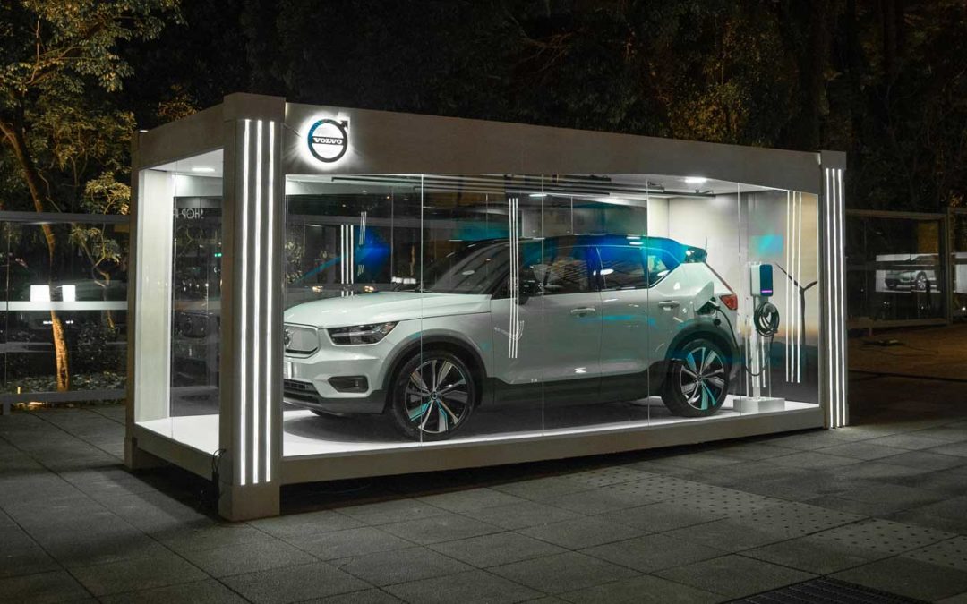 Volvo começa a exibir o XC40 elétrico no Brasil