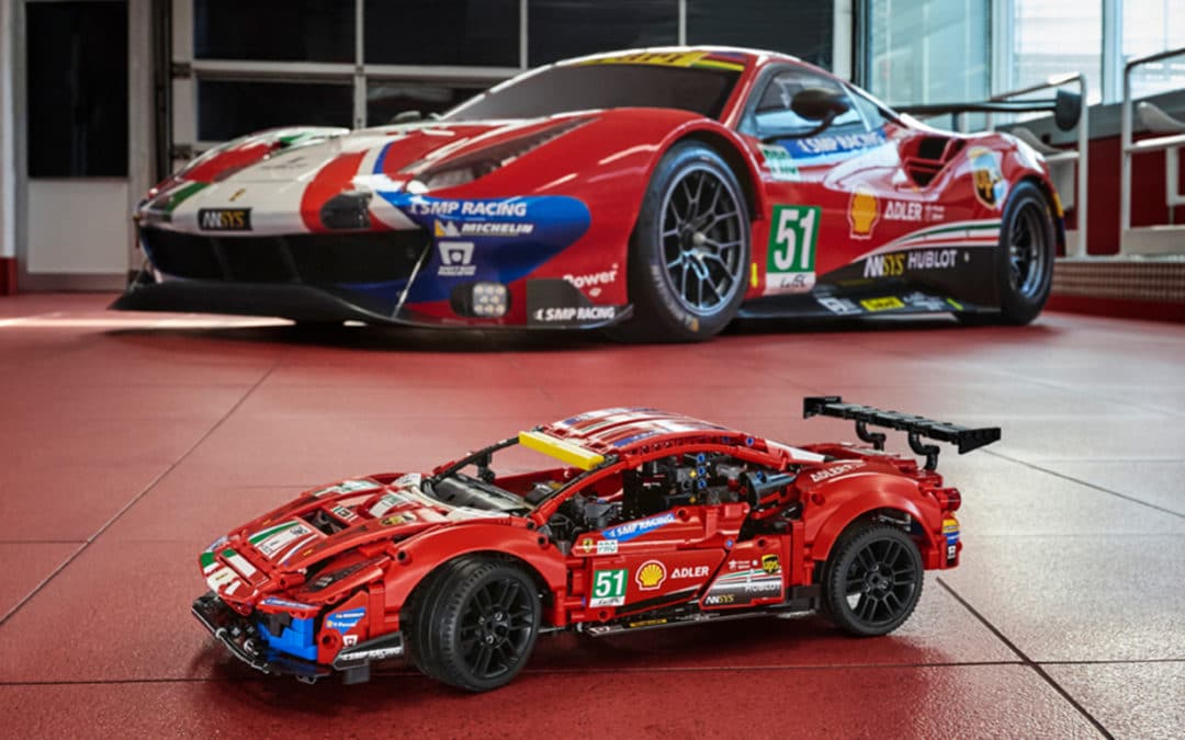 Lego lança conjunto da Ferrari 488 GTE de competição