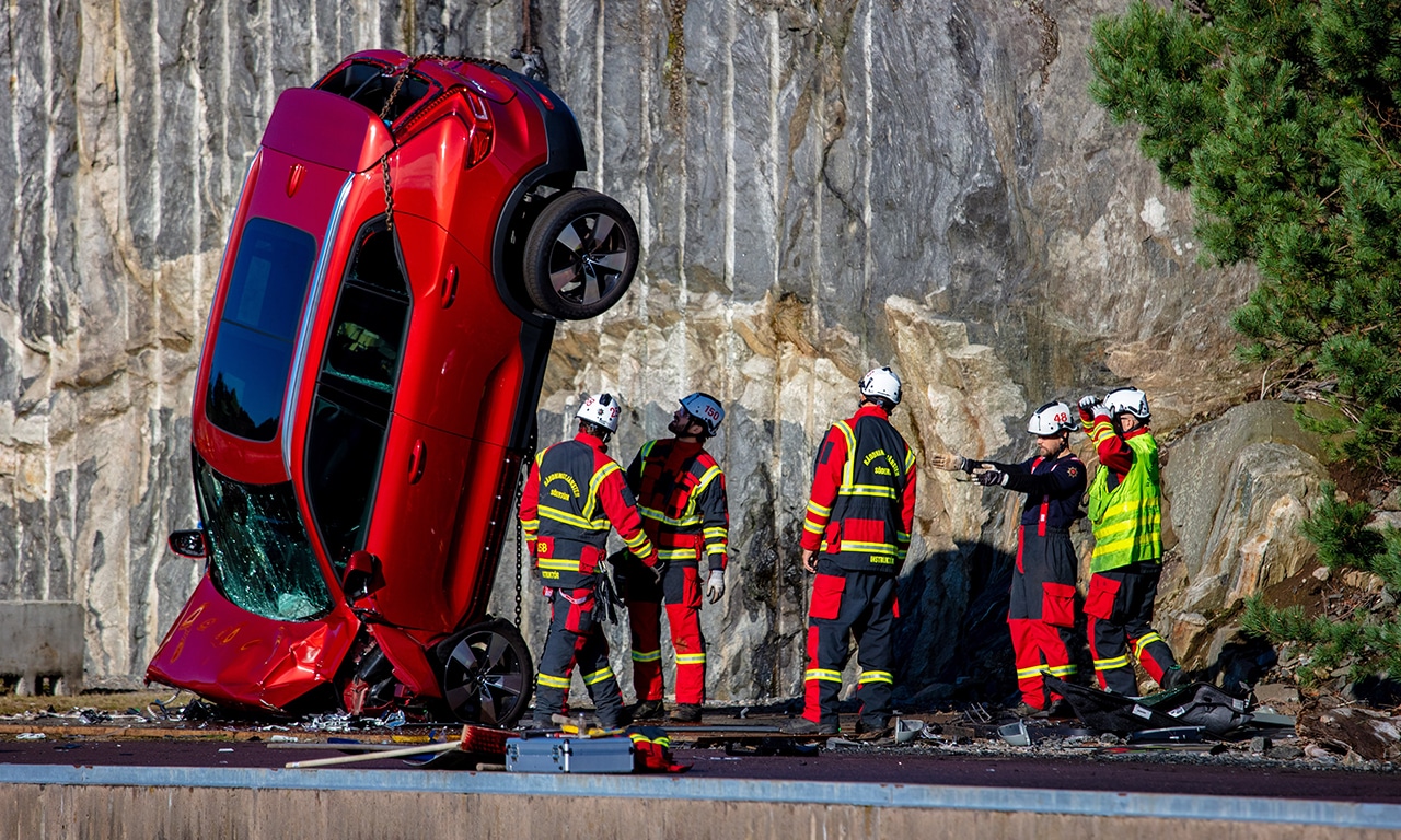 crash-test Volvo