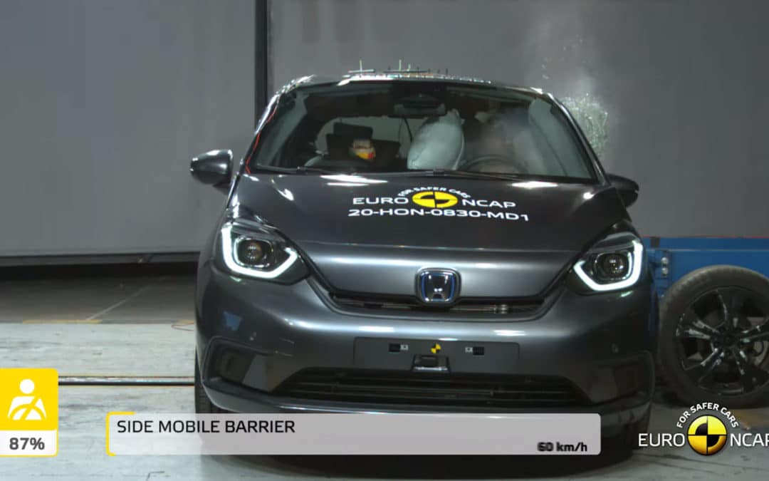 Novo Honda Fit obtém 5 estrelas nos testes do Euro NCAP