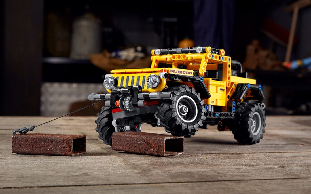 Jeep Wrangler de Lego chega às lojas em janeiro