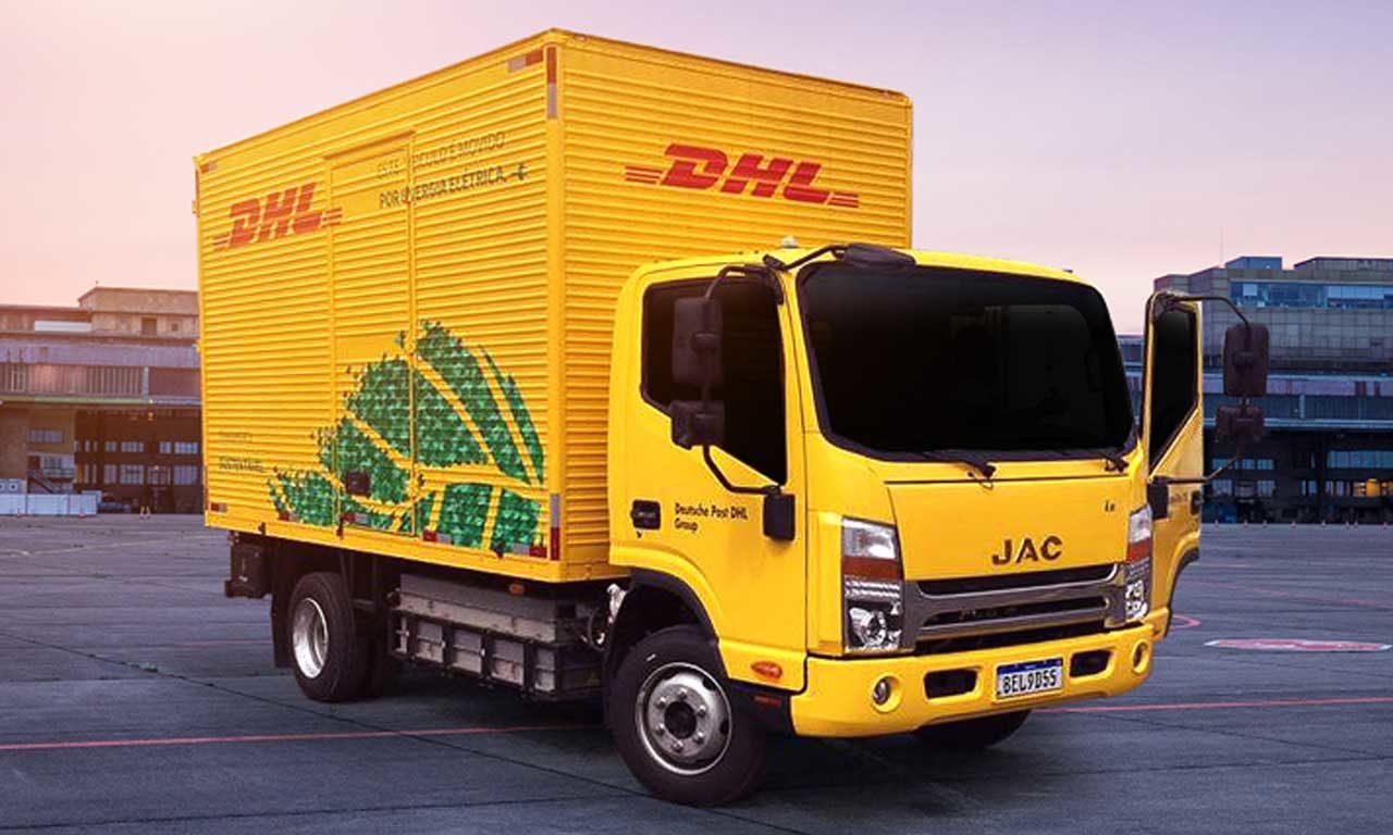 JAC iEV1200T caminhão elétrico da JAC DHL