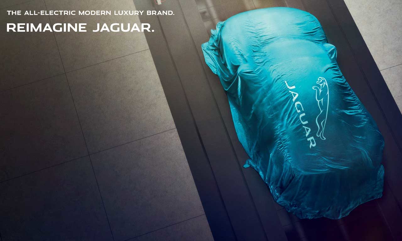 Teaser Novo carro elétrico Jaguar 2025