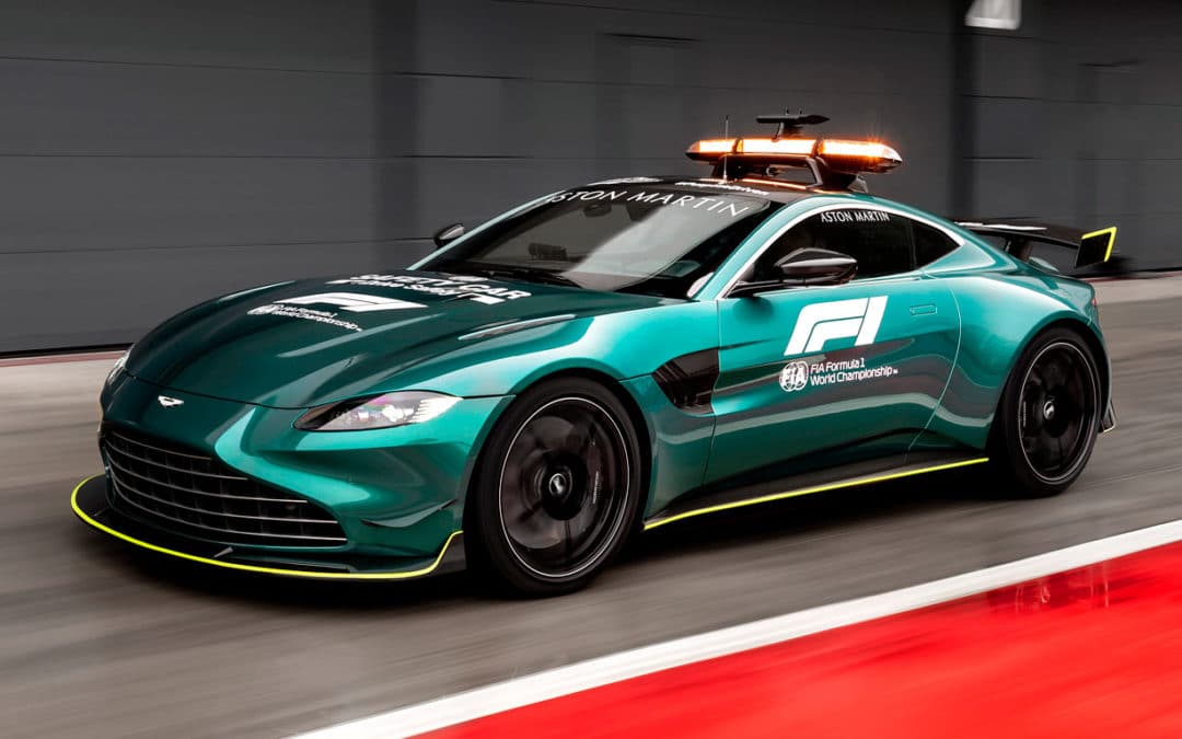 Aston Martin Vantage é o novo safety car da Fórmula 1