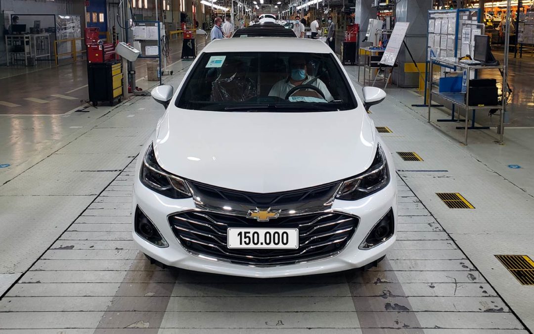 Chevrolet Cruze chega a 150 mil unidades produzidas na Argentina