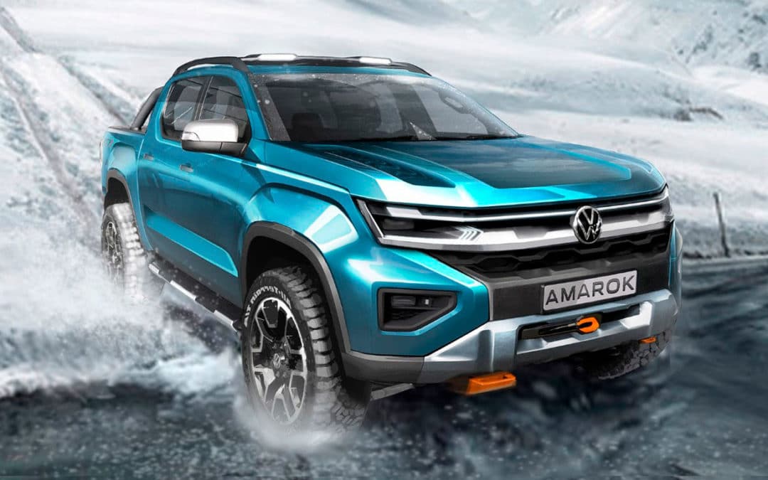 VW mostra novo esboço da segunda geração da Amarok