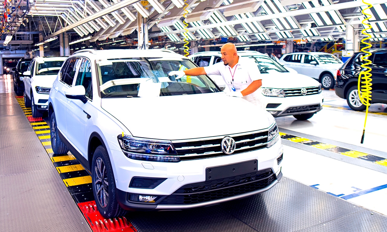 produção Tiguan