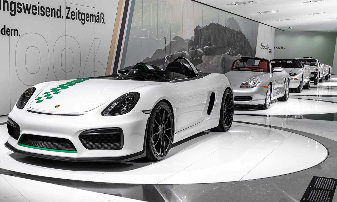 Porsche exposição 25 Years of the Boxster