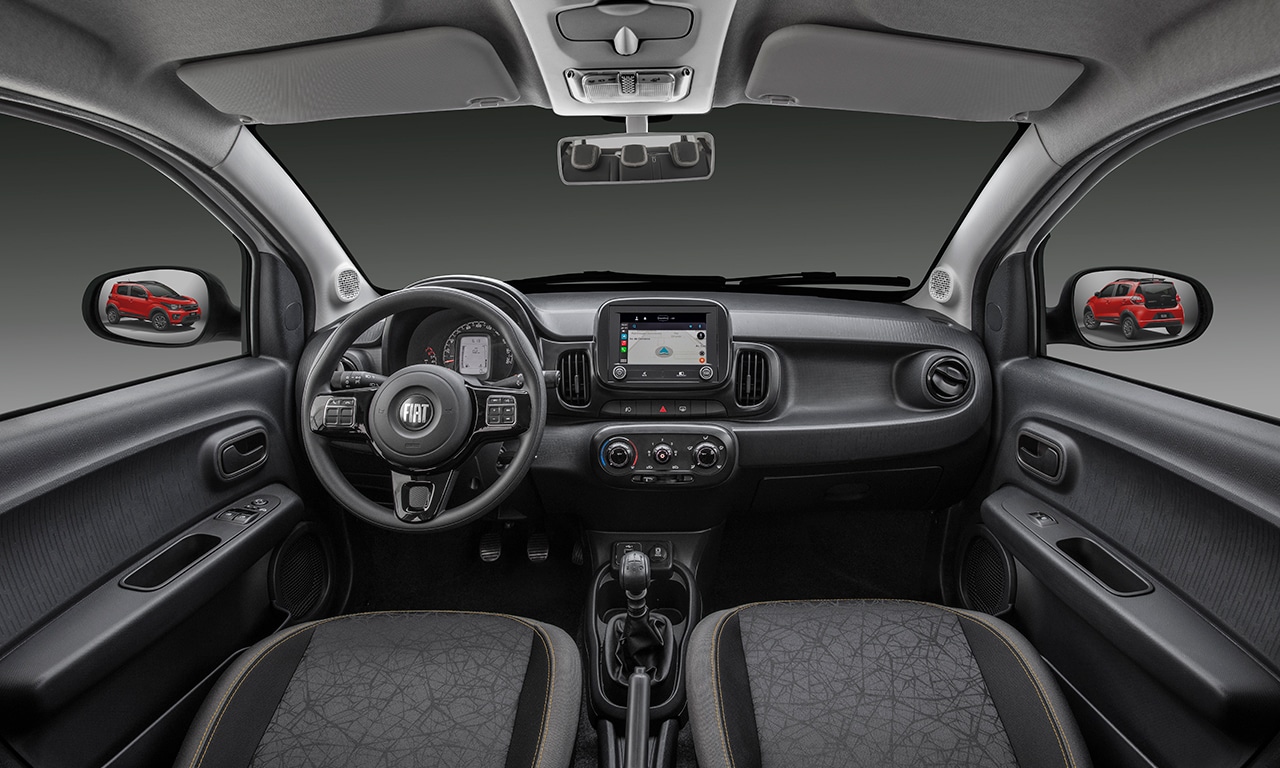 interior Fiat Mobi Trekking 2022