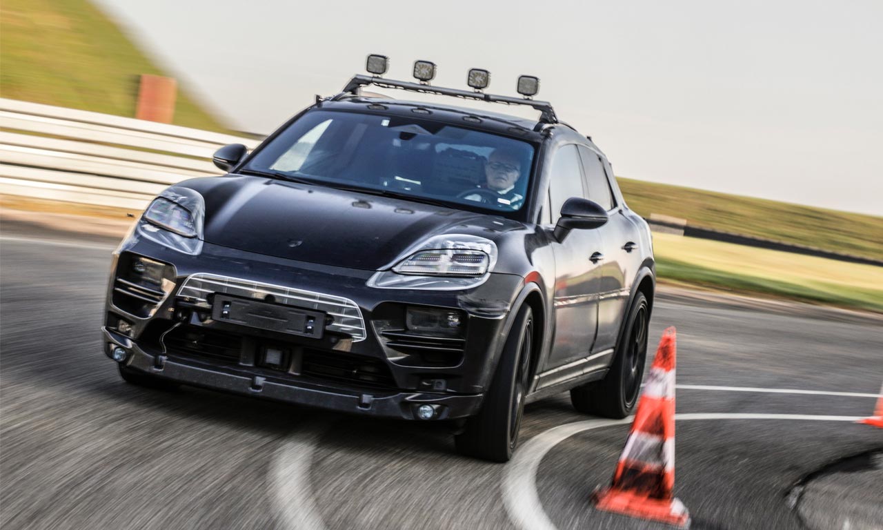 Testes Porsche Macan elétrico 2024