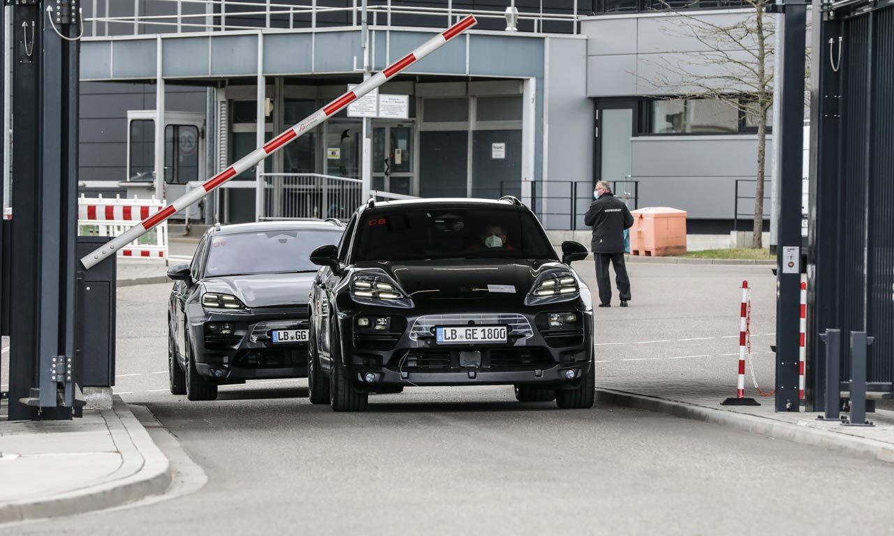 Testes Porsche Macan elétrico 2024