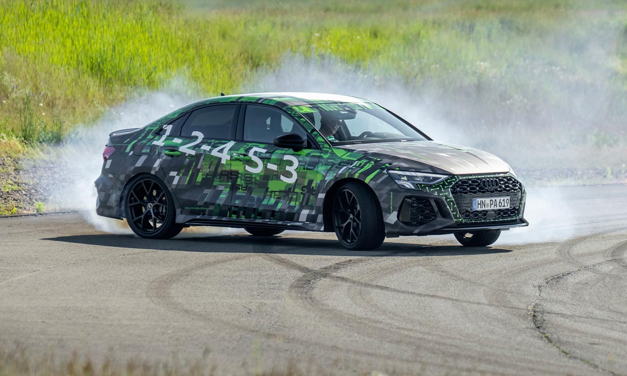 Protótipo novo Audi RS 3 2022