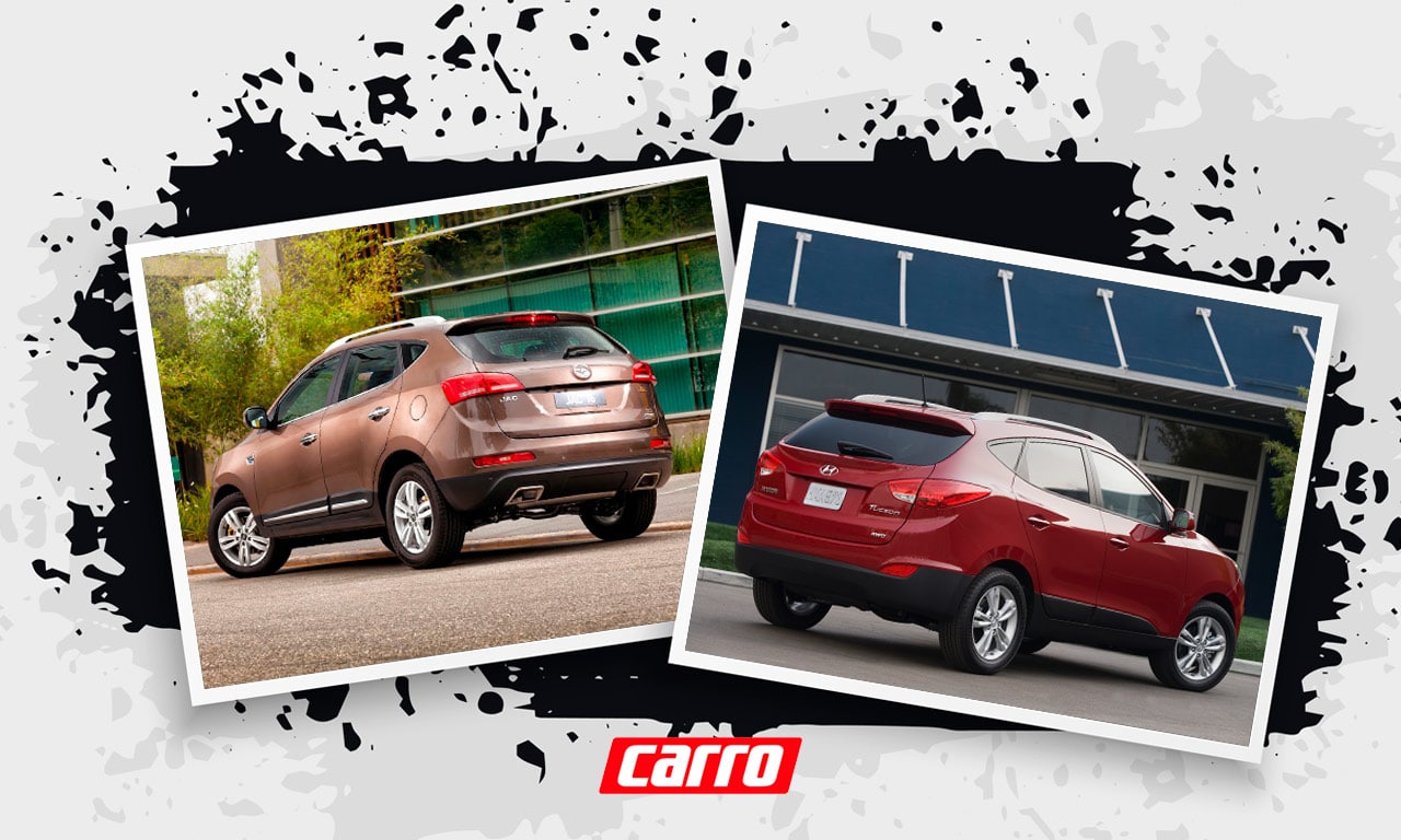 Carros parecidos JAC T6 e Hyundai ix35