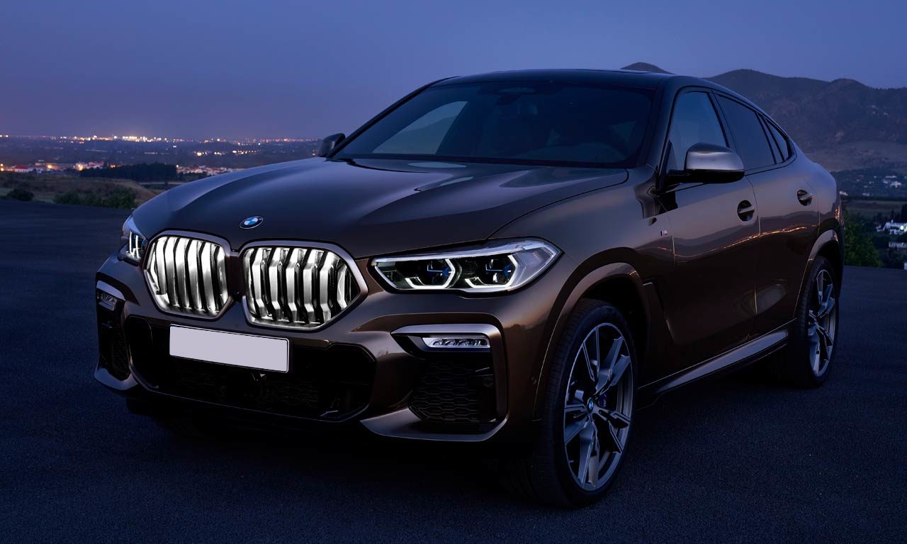 BMW X6 grade iluminada