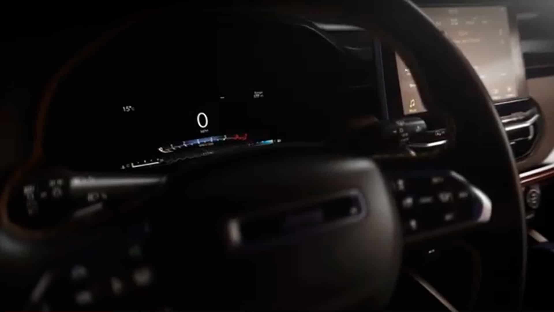 Teaser interior Jeep Commander