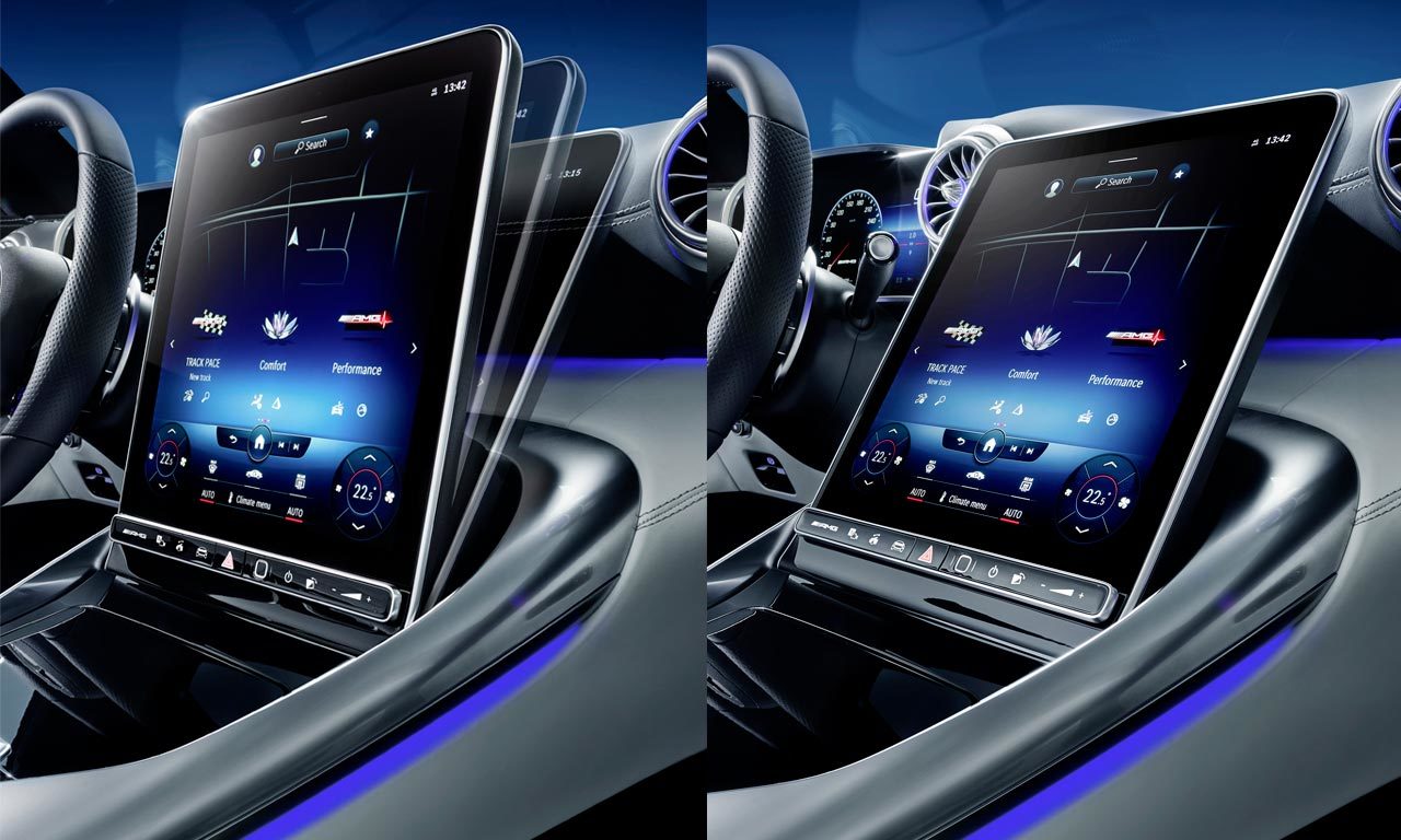 Teaser interior novo Mercedes-Benz SL