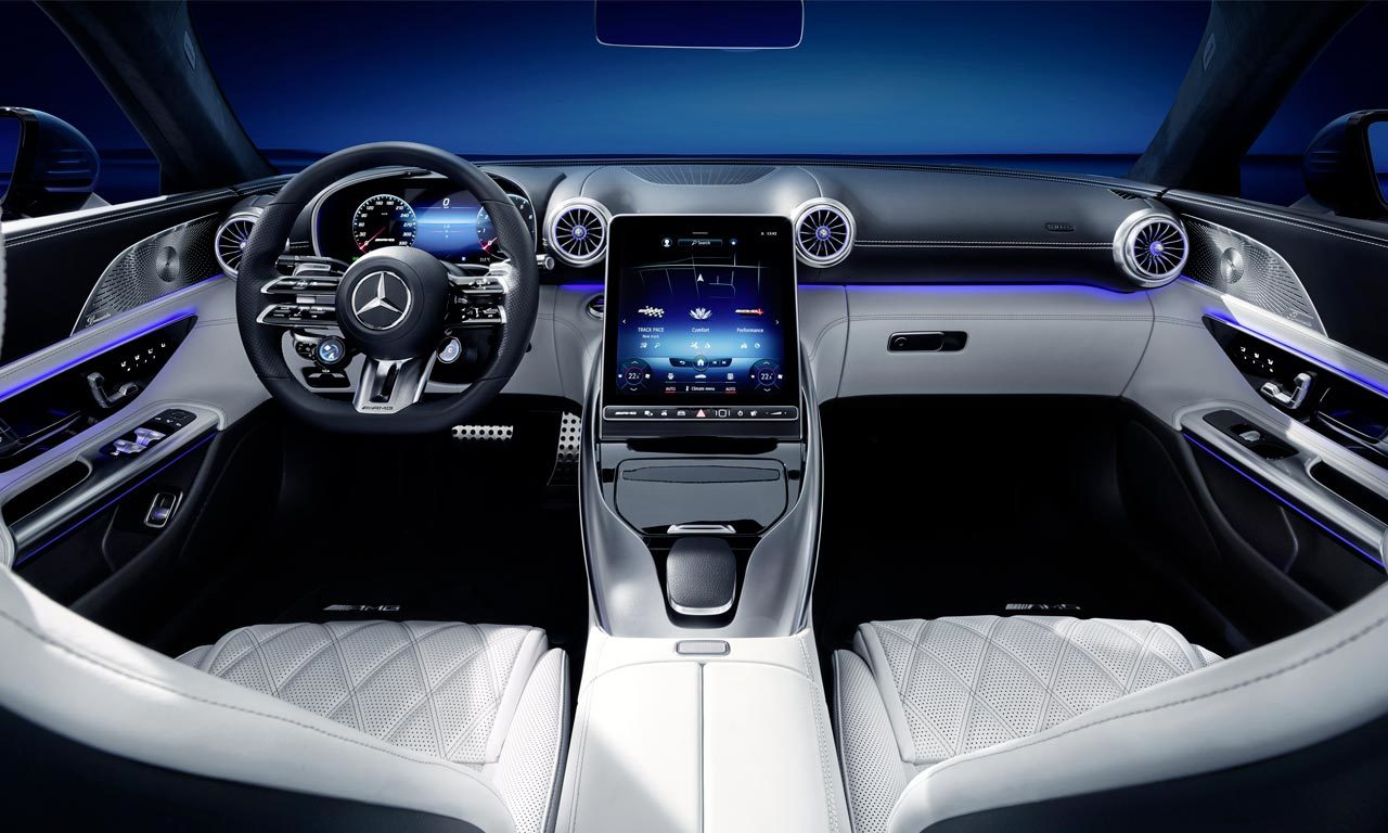 Teaser interior novo Mercedes-Benz SL