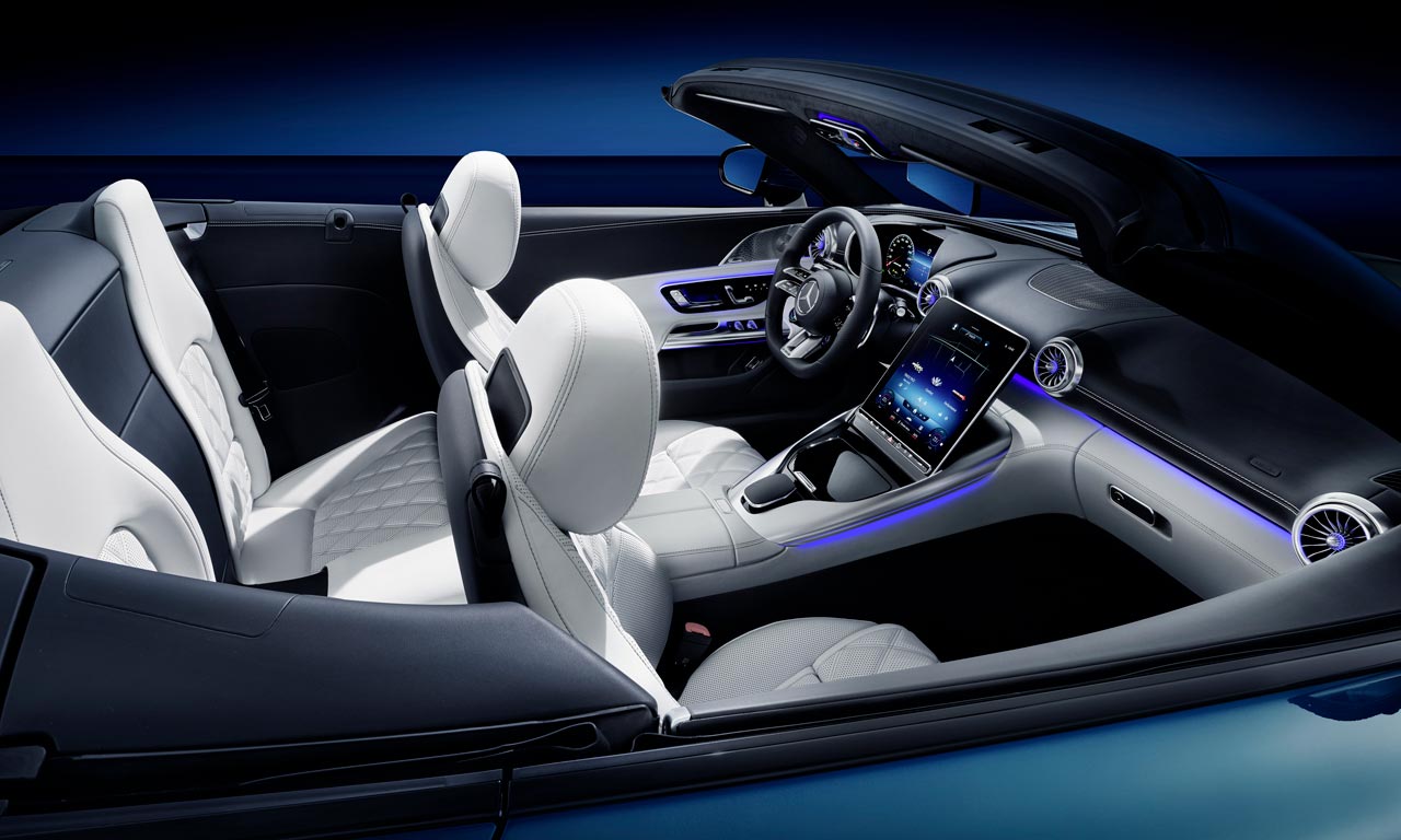 Teaser interior novo Mercedes-Benz SL