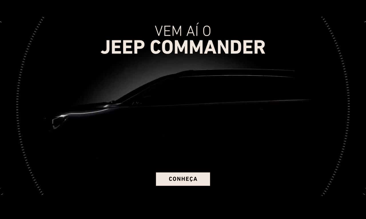 Jeep Commander cadastro hot site Brasil
