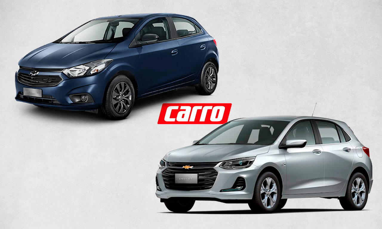 5 carros de gerações diferentes à venda no Brasil Chevrolet Onix e Joy