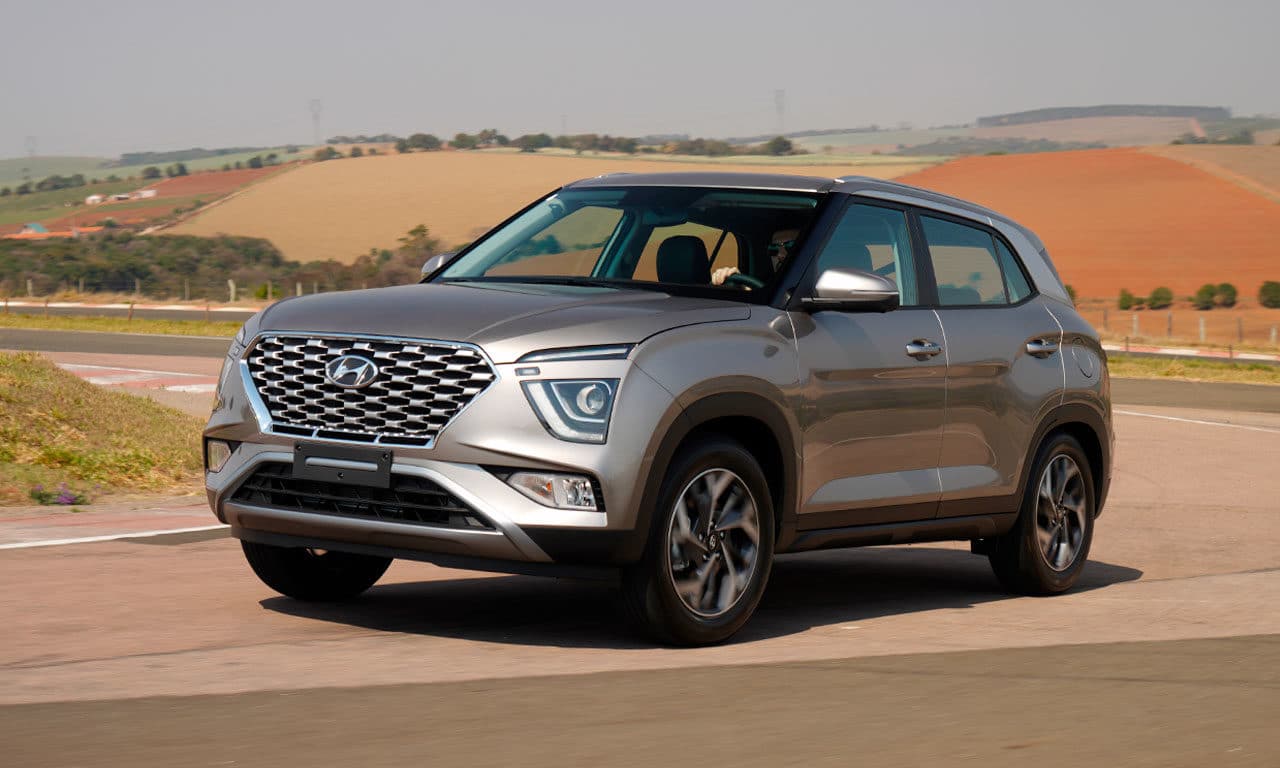 Dianteira Novo Hyundai Creta Platinum 1.0 turbo 2022