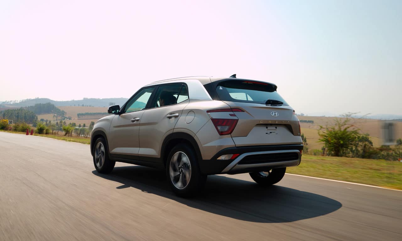 Traseira Novo Hyundai Creta Platinum 1.0 turbo 2022