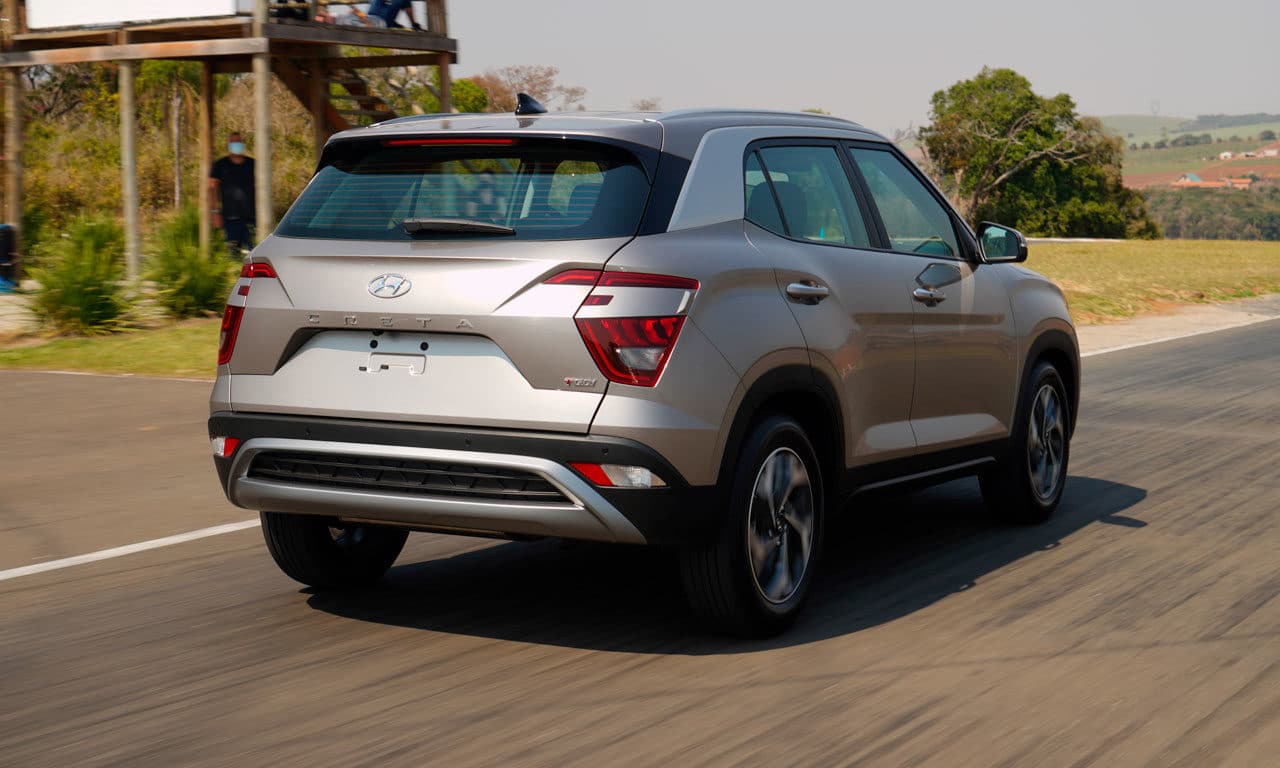 Traseira Novo Hyundai Creta Platinum 1.0 turbo 2022