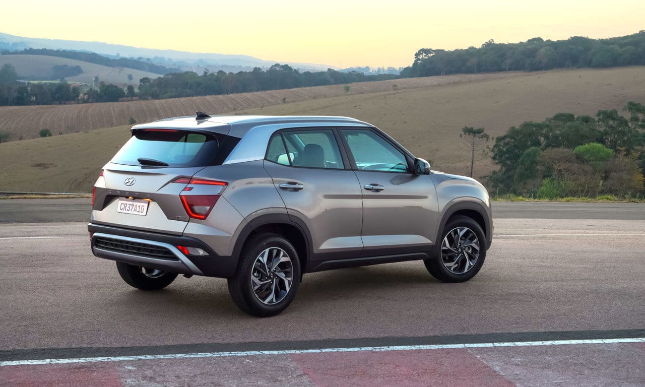 Traseira Novo Hyundai Creta Platinum 1.0 turbo 2022