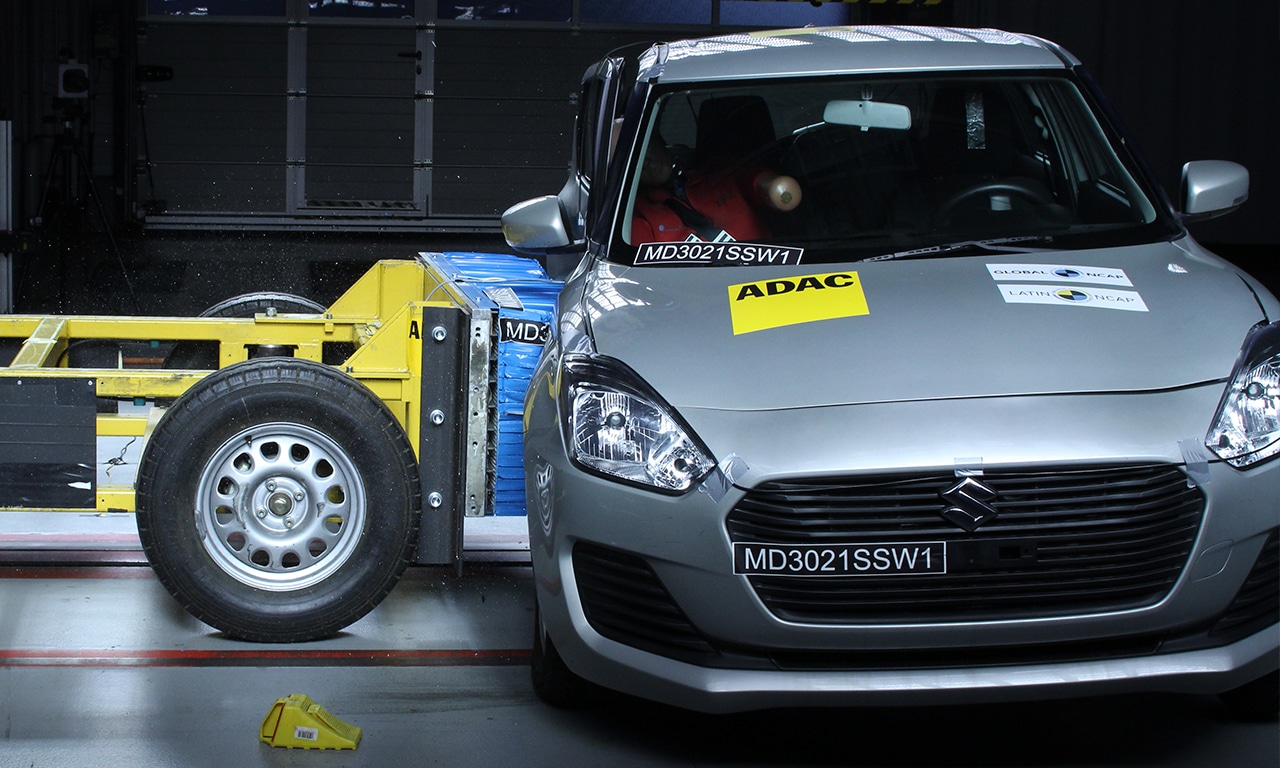 crash-test Suzuki Swift