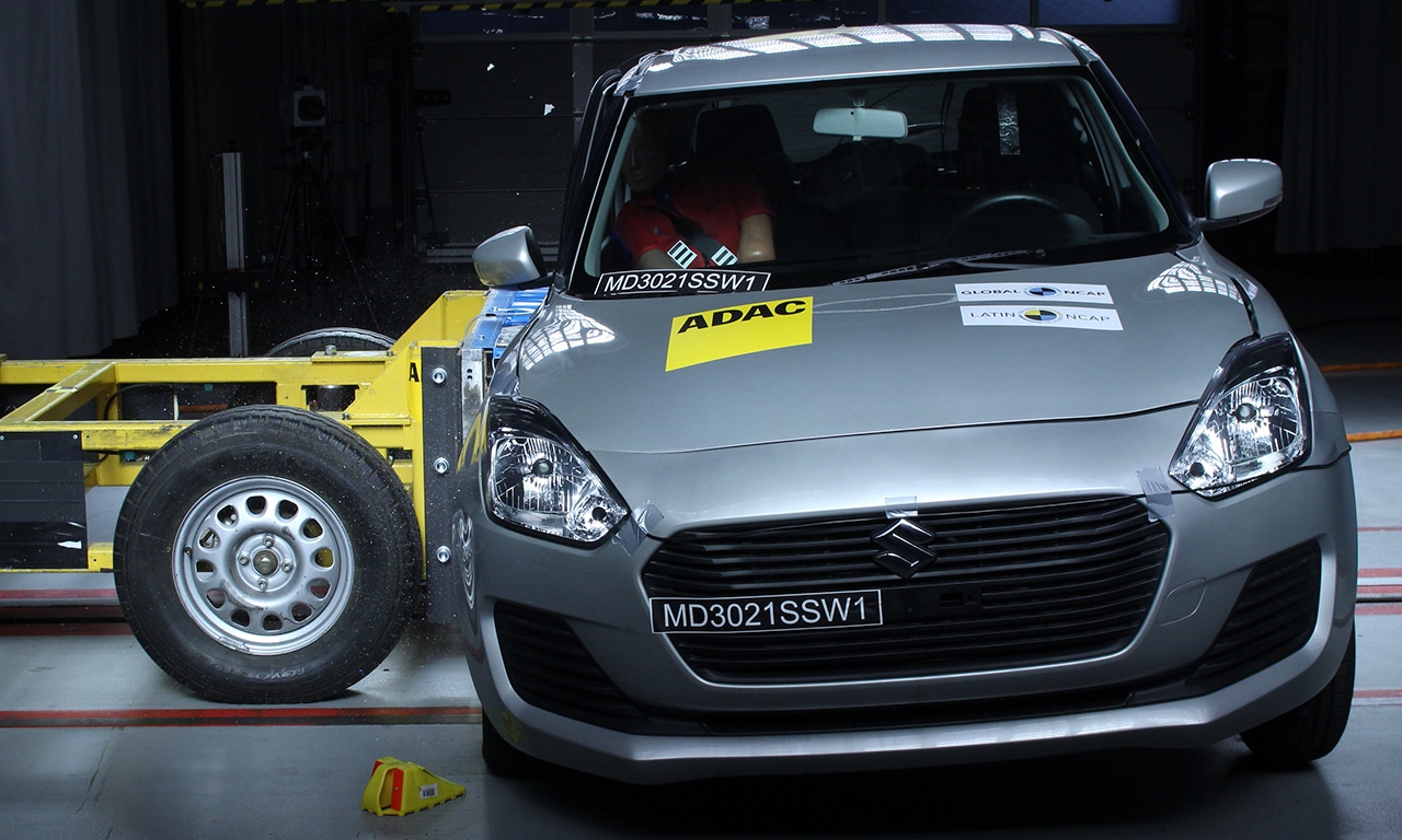 crash-test Suzuki Swift