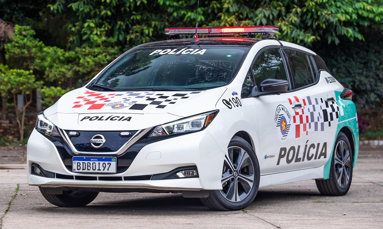 Nissan Leaf viatura PM