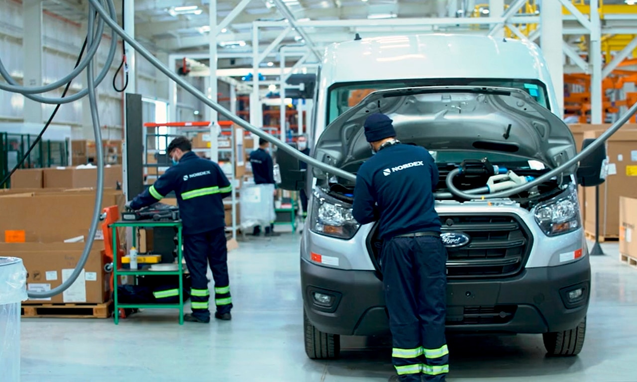 produção Ford Transit