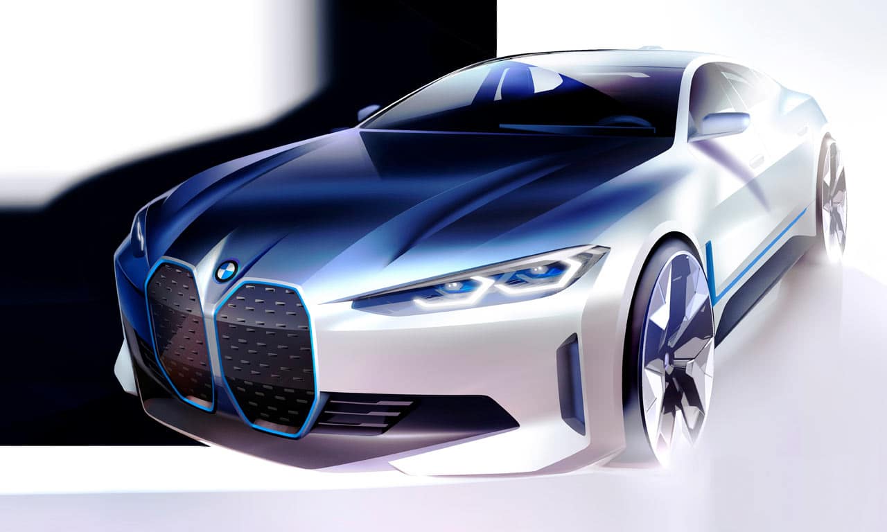 BMW i4 sketch concept elétricos