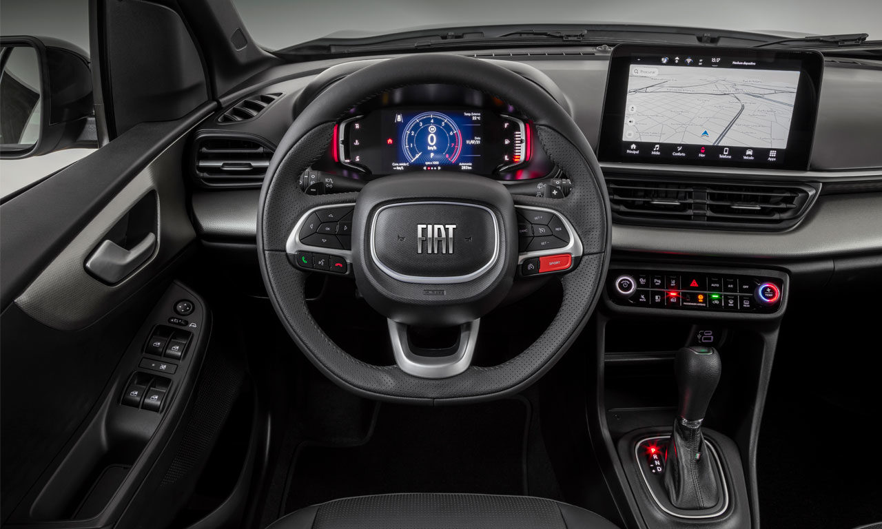 Interior Fiat Pulse Impetus T200 CVT 2022