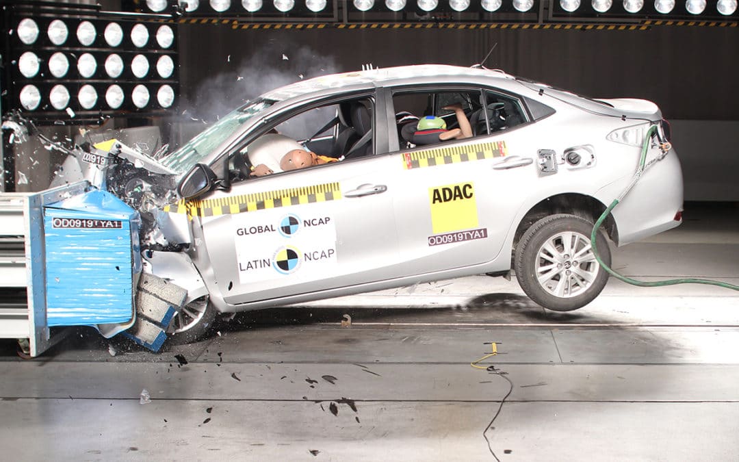 Toyota Yaris recebe só uma estrela no Latin NCap