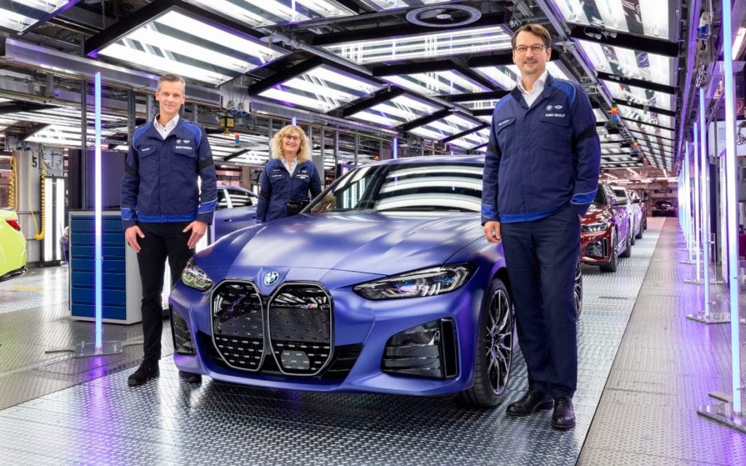 BMW i4 começa a ser produzido e chega aqui em 2022