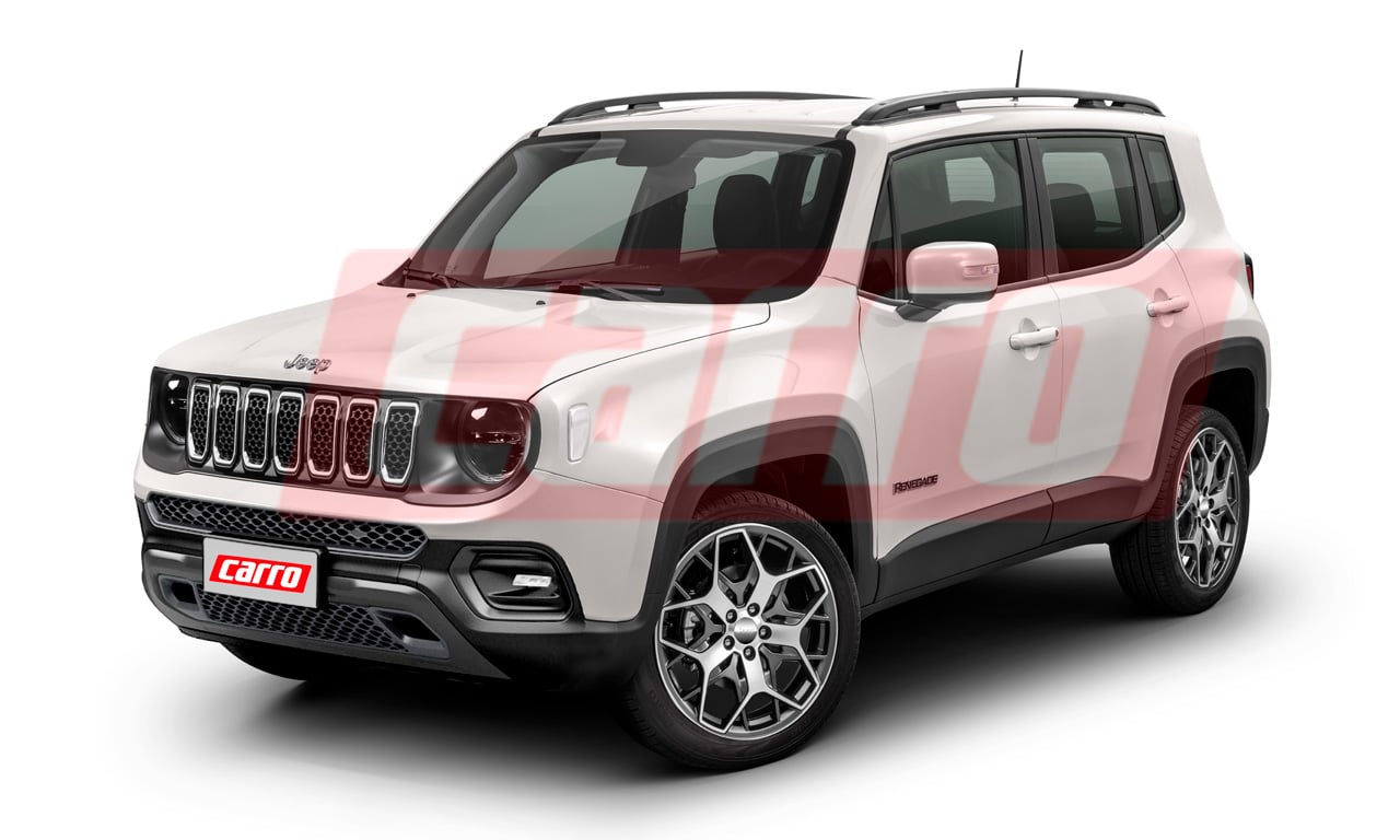 Jeep Renegade 2023 projeção: Gustavo de Sá/Revista CARRO