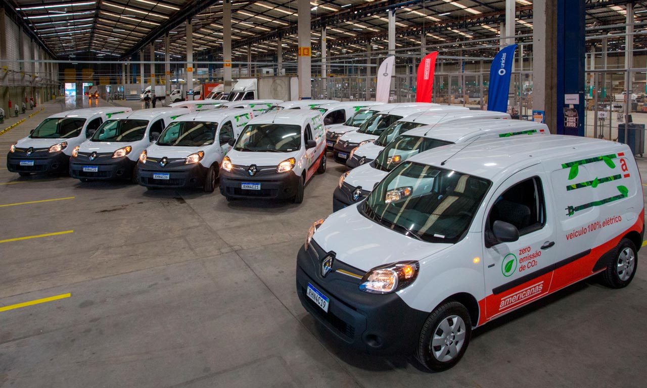 Americanas terá frota de 100 Renault Kangoo elétricos - Revista Carro