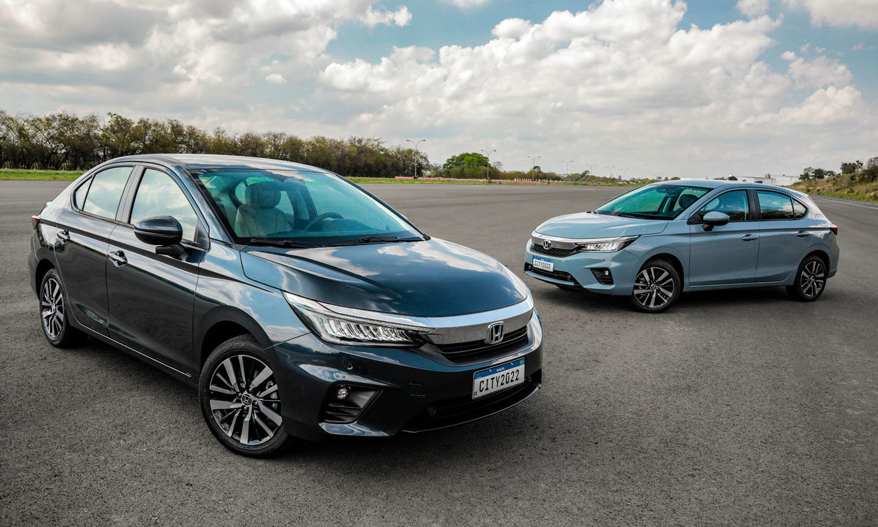 Novo Honda City 2022 hatch e sedã