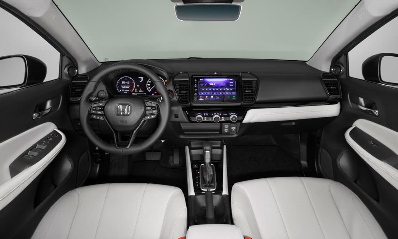 Interior novo Honda City sedã 2022