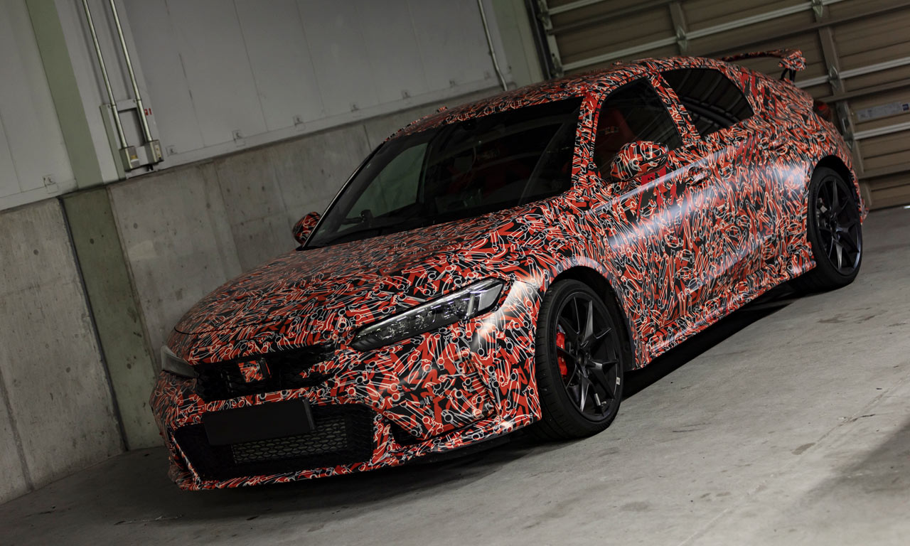 Novo Civic Type R 2022 camuflado Suzuka