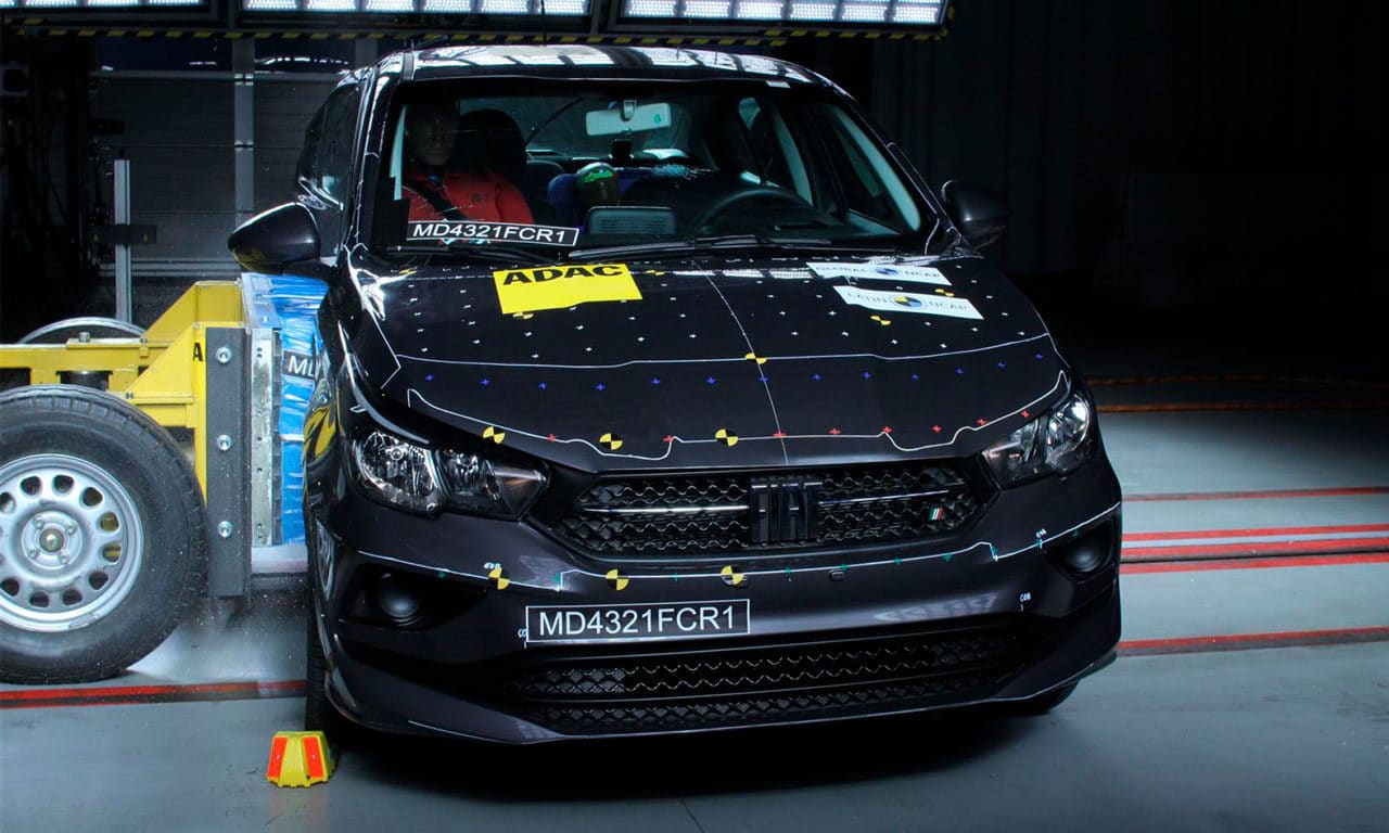 Fiat Argo e Cronos teste Latin NCap